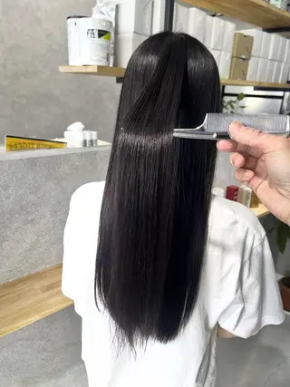 セミロング 透明感カラー特化/ 顔まわり特化/辻部のヘアスタイル