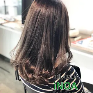 カラー ハイトーン/レイヤー /ケアブリーチ石川治のヘアスタイル