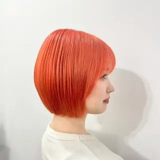 ショート カラー 稲垣 優奈のヘアスタイル