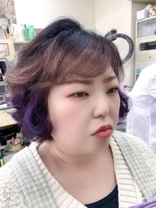 カラー 竹内 秀美のヘアスタイル