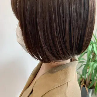 ミディアム カラー "小顔カット" Fuko.のヘアスタイル