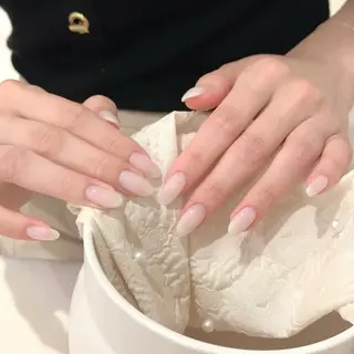 ネイル By moonネイル 🌷ワンホン/韓国風のネイルデザイン