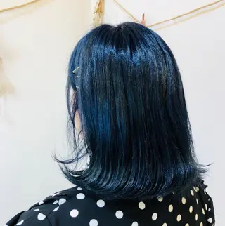 ミディアム カラー 髪質改善 頭身浴/ 中田のヘアスタイル