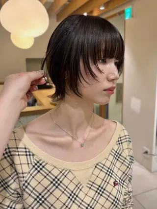 ショート ハイトーン/デザイン カラー/るいのヘアスタイル