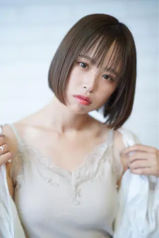 ミディアム カラー パーマ ヘアアレンジ メンズ キッズ ネイル マツエク・マツパ premier modelsのヘアスタイル