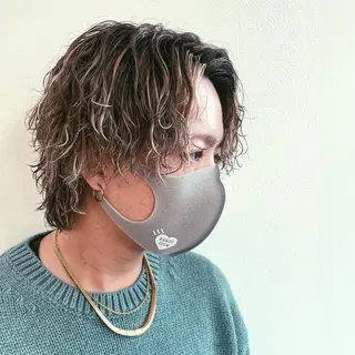 カラー パーマ メンズ 【メンズ特化】 池田大成✂︎のヘアスタイル