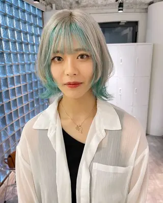 カラー 渋谷/ハイトーン/ 💫airi🪽のヘアスタイル