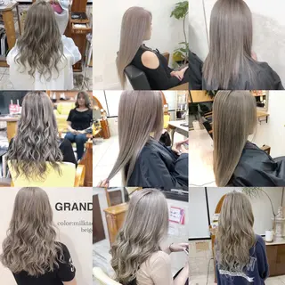 セミロング aura所属・ashida yuukiのヘアスタイル