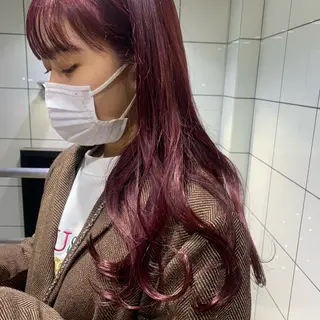 ロング カラー 韓国ヘア🦋 MIYUのヘアスタイル