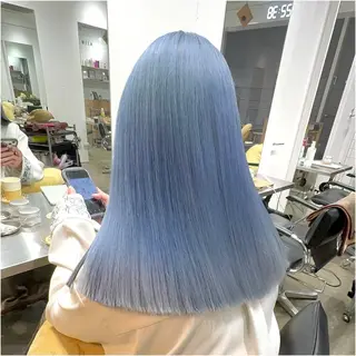 ロング カラー 圧倒的なケアブリーチ /髪質改善🩵松田のヘアスタイル