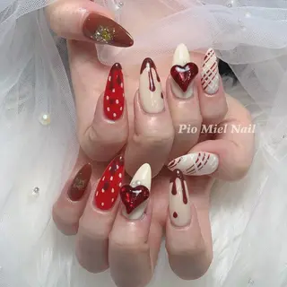 ネイル HANA 長さだしのネイルデザイン