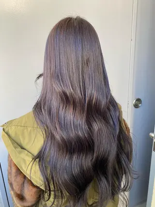 ロング カラー パーマ ヘアアレンジ メンズ キッズ ネイル マツエク・マツパ 韓国/トレンド レイヤー【101】のヘアスタイル