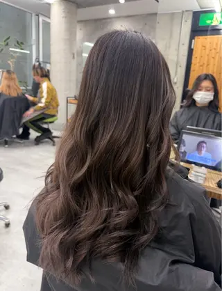 ロング カラー Kotoko🖤/海 外/バレイヤージュのヘアスタイル