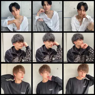 ショート カラー パーマ メンズ 【メンズサロン】 BLUCK 横浜のヘアスタイル