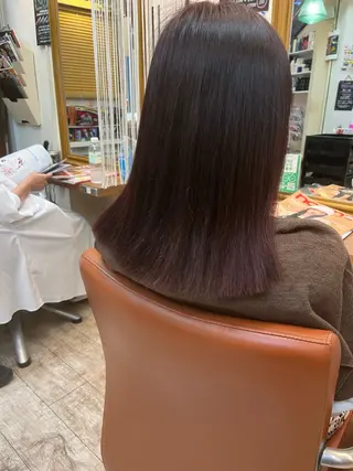 ロング カラー 関 健二郎のヘアスタイル