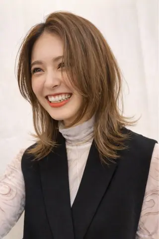 ミディアム カラー 中津No.1髪質改善 店長✨透ける暗髪のヘアスタイル