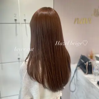 ロング カラー navi/レイヤー ハッシュカット/愛華のヘアスタイル
