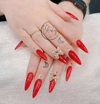 ロング Bling Salonのネイルデザイン