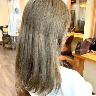 セミロング カラー パーマ ヘアアレンジ メンズ キッズ ネイル マツエク・マツパ サロウィン千葉店所属・髪質改善 艶髪🔵ﾌｾﾅｵﾔのヘアスタイル