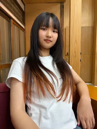 ロング カラー tama /カットモデルのヘアスタイル