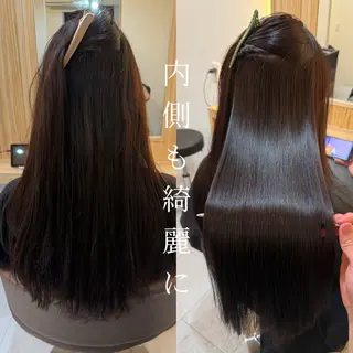 ロング attrait南堀江所属・KAISEI髪質改善 /縮毛矯正のヘアスタイル