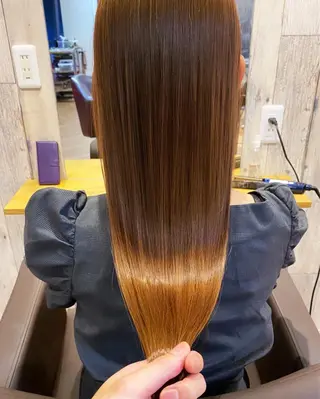 ロング カラー 中村一樹/髪質改善/ 艶髪/艶カラー/美髪のヘアスタイル