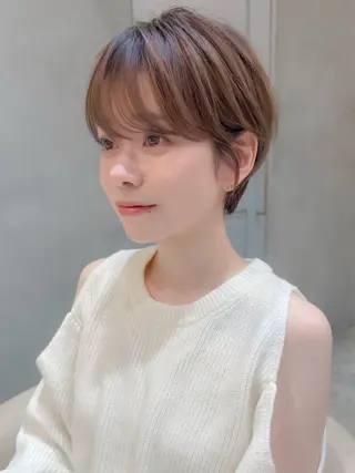ショート カラー ボブ/ショート/ 縮毛矯正⚜️工藤昴のヘアスタイル