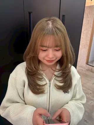 ロング カラー MYRTLE Mifūのヘアスタイル