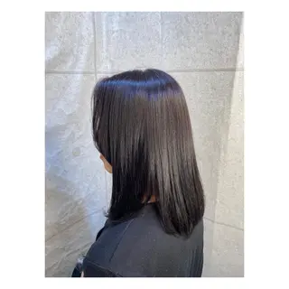 セミロング カラー 石井 綺乃のヘアスタイル