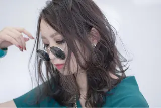 ミディアム 大嶋 伸吾のヘアスタイル