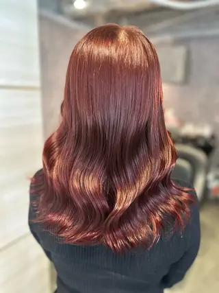 セミロング カラー Hina🐣 elubylovisのヘアスタイル