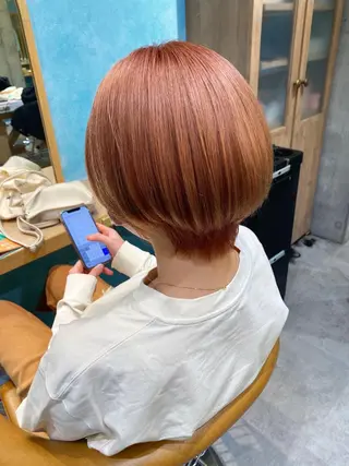 ショート カラー La fith liebe 京都駅前店所属・🌈ブリーチ特化🌈 MINATOのヘアスタイル