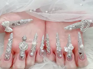 ネイル MoMoA Nail ネイル長さ出し専門店のネイルデザイン