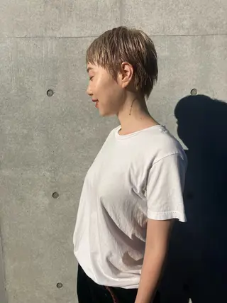 ショート 似合わせカットカラー 👩MINAのヘアスタイル