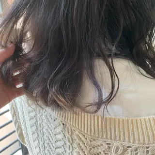 ミディアム カラー chouette/ 根本優希のヘアスタイル