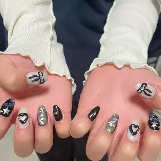 ネイル 【Zina京都駅前】 きぬがわ らむのネイルデザイン