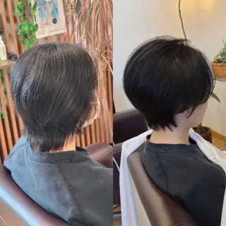 シ マのヘアスタイル
