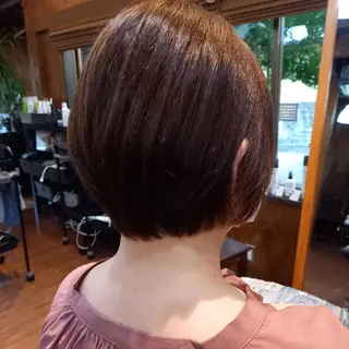 ショート 飯田 仁美のヘアスタイル