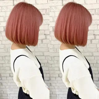 ショート カラー 赤み消しカラー /透明感カラー 上長のヘアスタイル