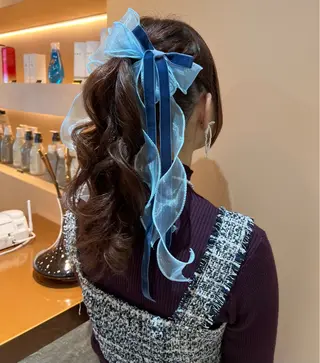 セミロング カラー ヘアアレンジ ✨カチモリ✨レイヤー 韓国ヘア🇰🇷ゆいのヘアスタイル