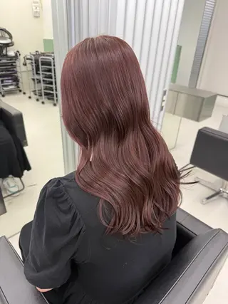 セミロング カラー 表参道/赤み無し 透明感 colorのヘアスタイル