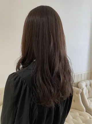 セミロング カラー 松島 涼花のヘアスタイル