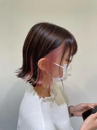 ショート カラー 似合わせスタイル 岡田勇哉のヘアスタイル