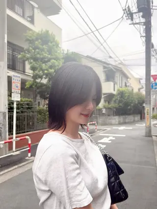 ミディアム nail＆eyelash　unjour所属・Unjour Kanaのヘアスタイル