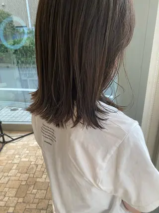 ミディアム カラー ✴︎まえた さやか✴︎のヘアスタイル