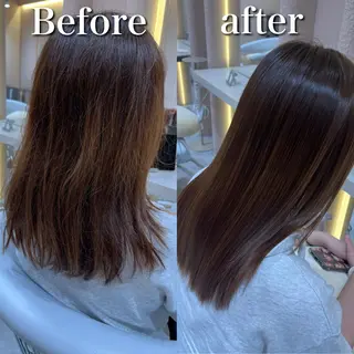 ミディアム ハイトーン/横浜 /伊藤 怜のヘアスタイル