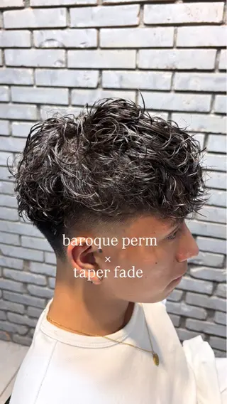 ショート パーマ 山本拓実 立川美容師のヘアスタイル