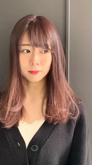 ロング カラー マンツーマン1日2名 様限定Lily高橋✂のヘアスタイル