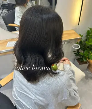 ミディアム カラー kanon♡ 暖色カラー‎🤍のヘアスタイル