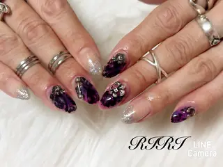 ネイル riri オーナーのネイルデザイン